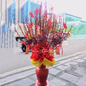 BÌNH HOA NỤ TẦM XUÂNCHÚC MỪNG - NGÀY TẾT - HT-0125