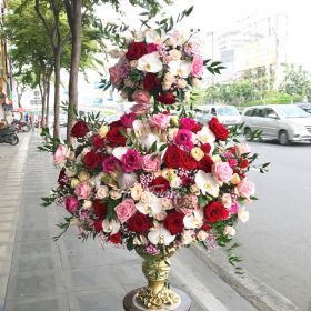 LẴNG HOA CHÚC MỪNG CAO CẤP - CUNG HỶ - HT-0171