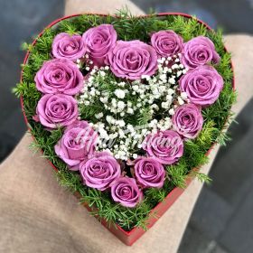 HỘP HOA TÌNH YÊU - LÃNG MẠN - HT-0061
